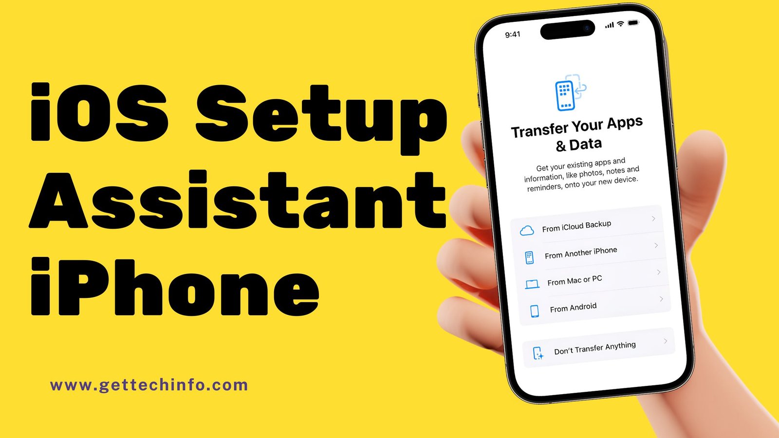 iOS Setup Assistant