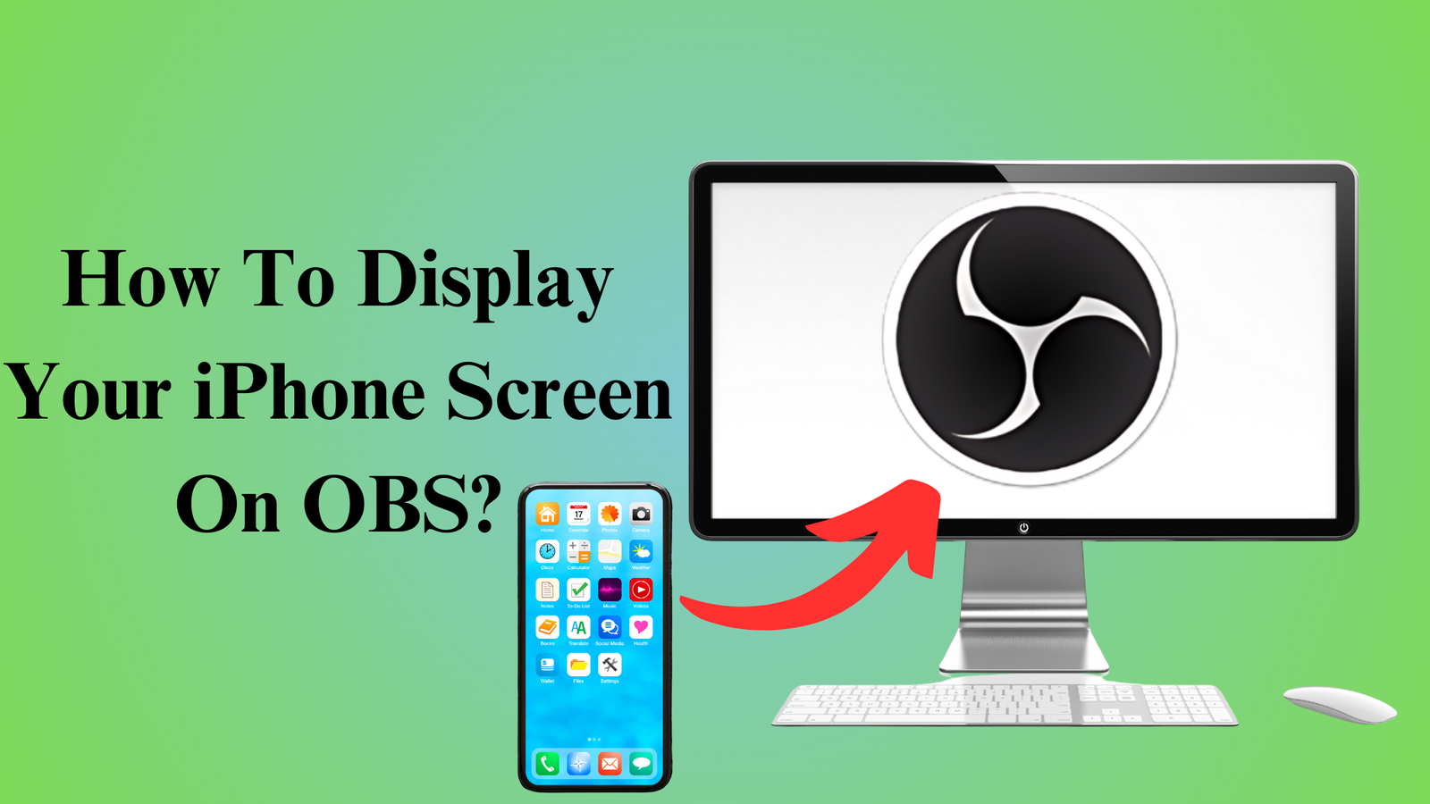 how to display your iPhone screen on OBS