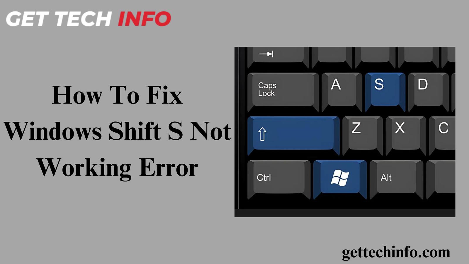 windows shift s not working