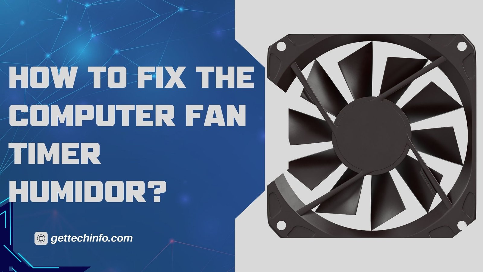 computer fan timer humidor