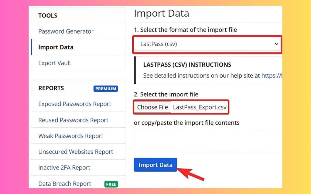 LastPass (CSV)