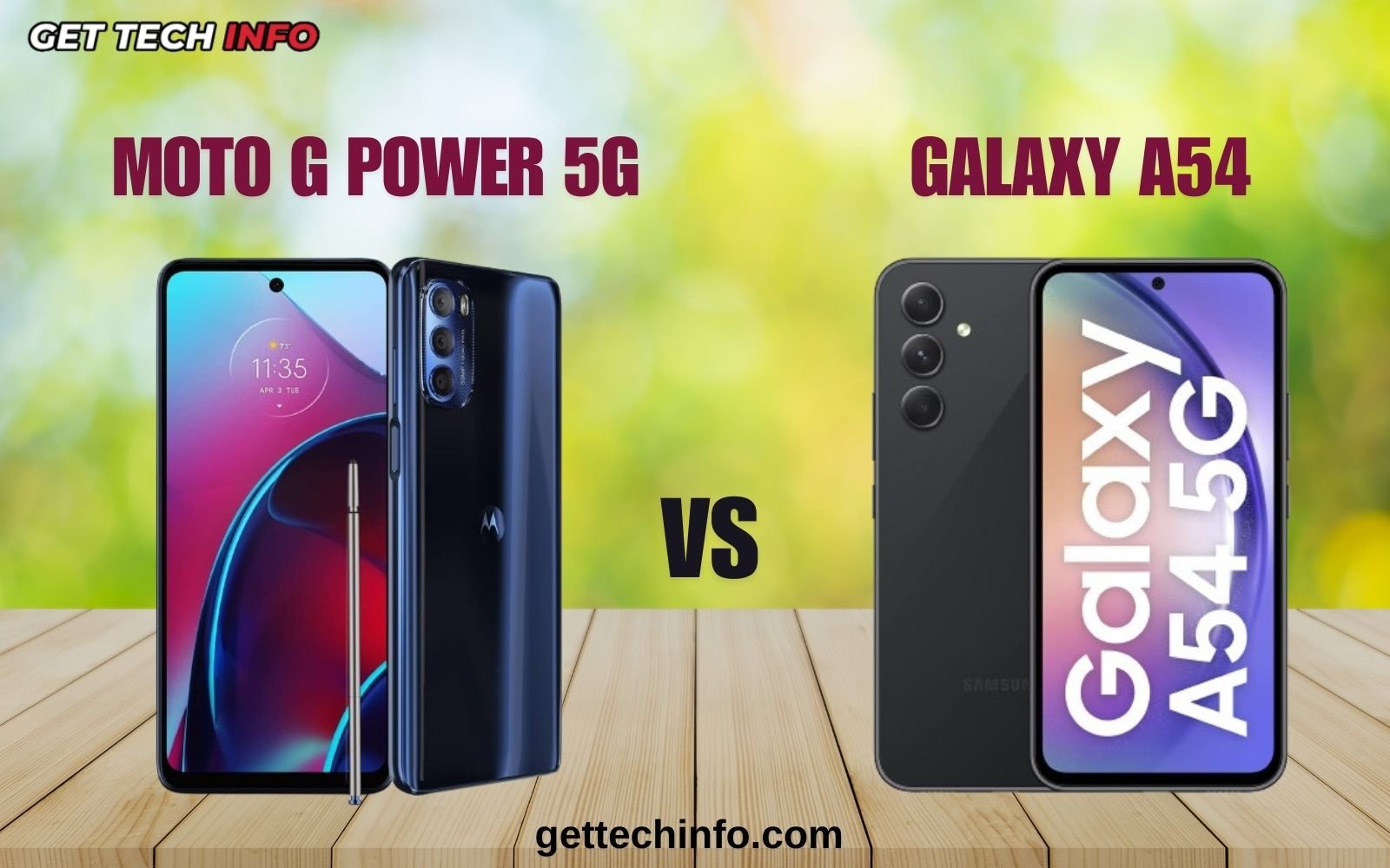 Motorola Moto G Power 5G vs. Galaxy A54, Price, Specs & Addon Features Compared