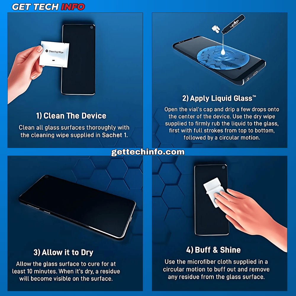 How To Apply Liquid Screen Protector To Phone easy steps