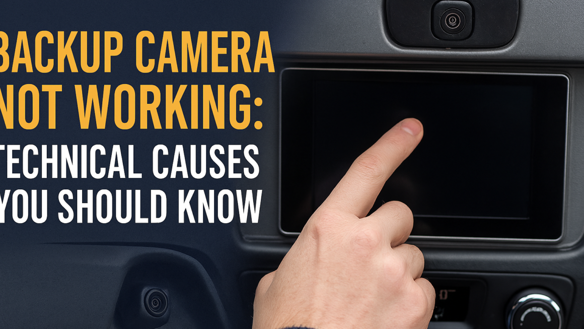 Backup Camera Not Working: Technical Causes You Should Know