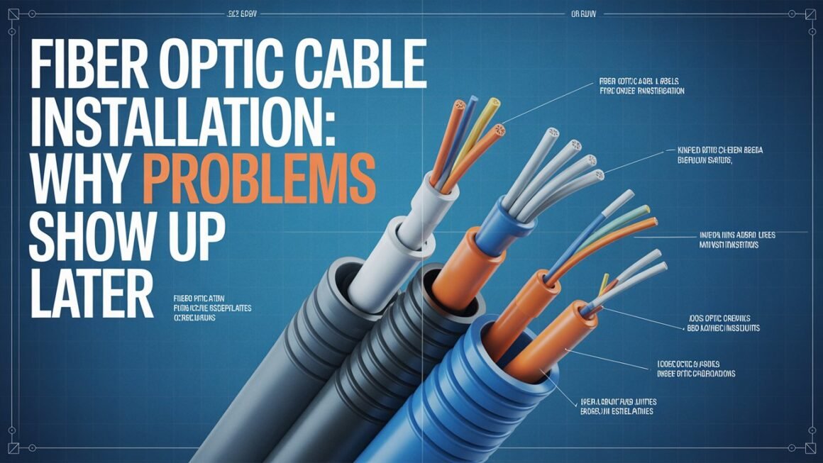 Fiber Optic Cable Installation: Why Problems Show Up Later