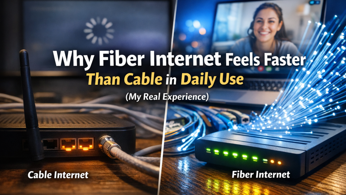 Why Fiber Internet Delivers a Faster Real-World Experience Than Cable