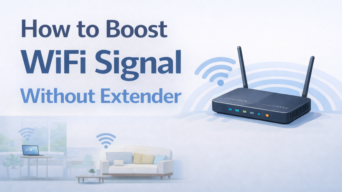 How to Boost WiFi Signal Without Extender (Complete Practical Optimization Guide)