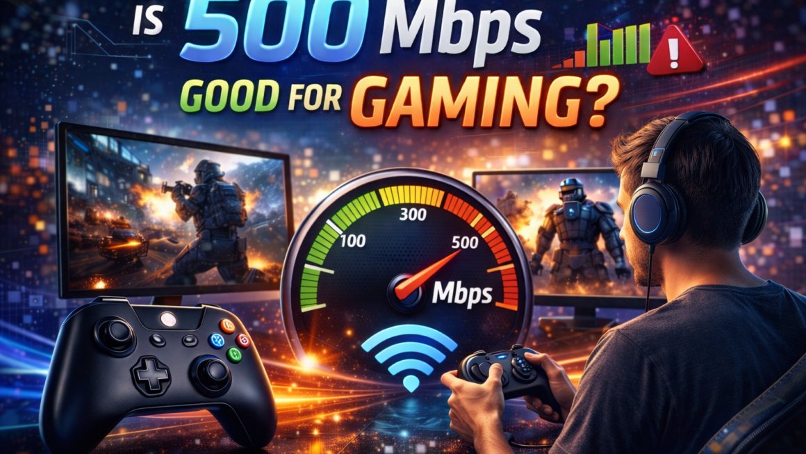Is 500 Mbps Good for Gaming? Speed, Ping & Real-World Performance Explained (2026)
