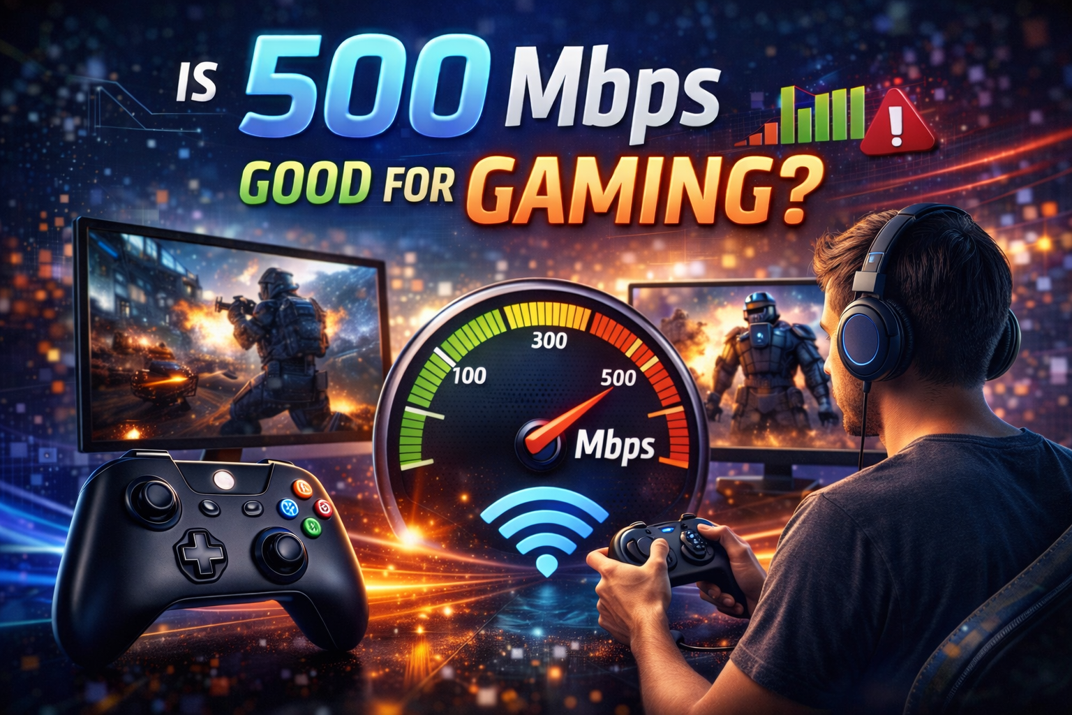 Is 500 Mbps good for gaming speed and ping explained