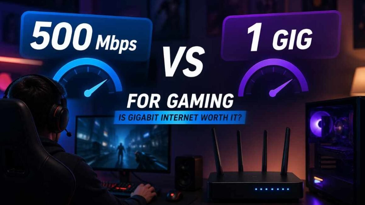 500 Mbps vs 1 Gig for Gaming: Which Is Better?