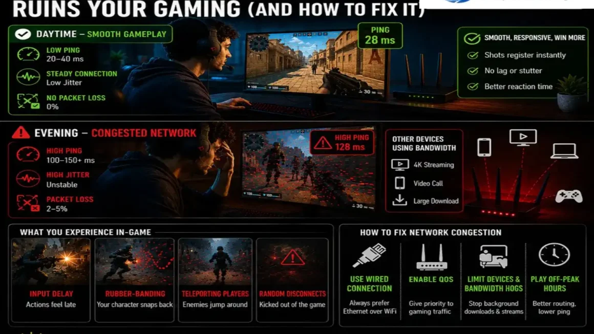 Why Network Congestion Ruins Your Gaming (And How to Fix It)