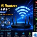 WiFi 6 router with faster speeds, lower lag, smoother streaming, and better multi-device performance.