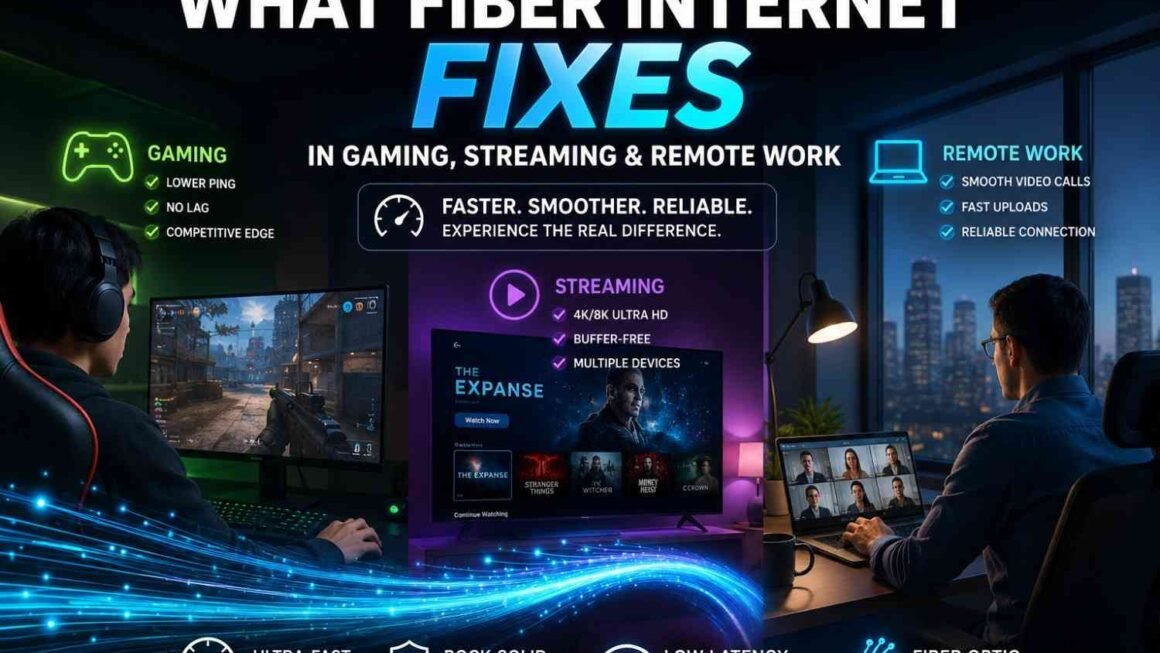 Fiber Internet in Real Life: Gaming, Streaming, Upload Speeds & Remote Work Stability