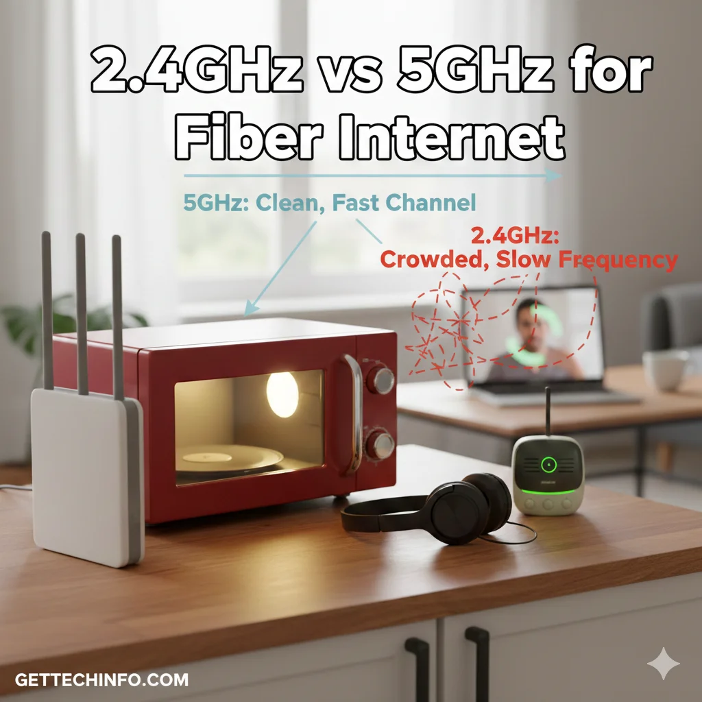 2.4GHz vs 5GHz for fiber internet